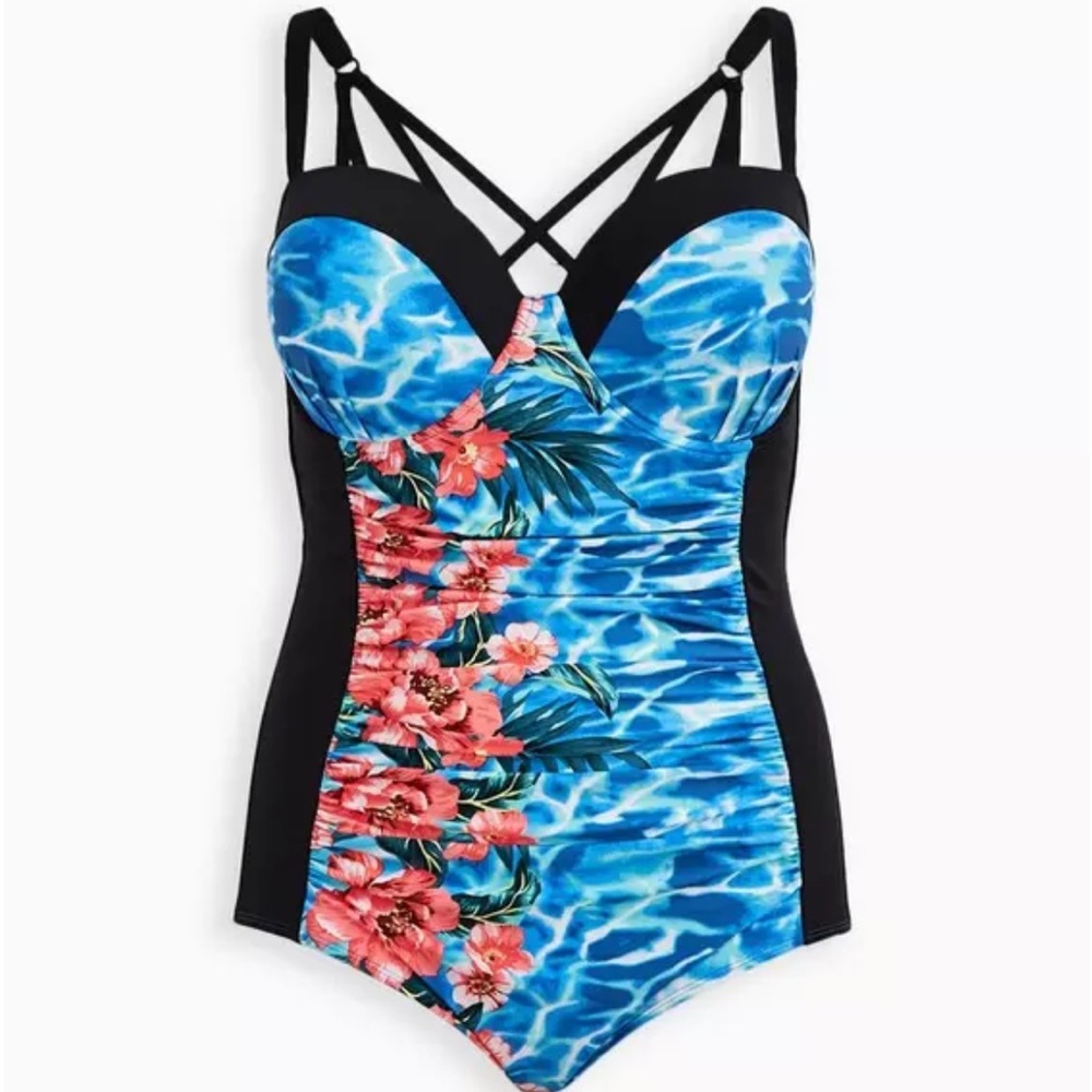 Torrid Ruched Swimsuit
